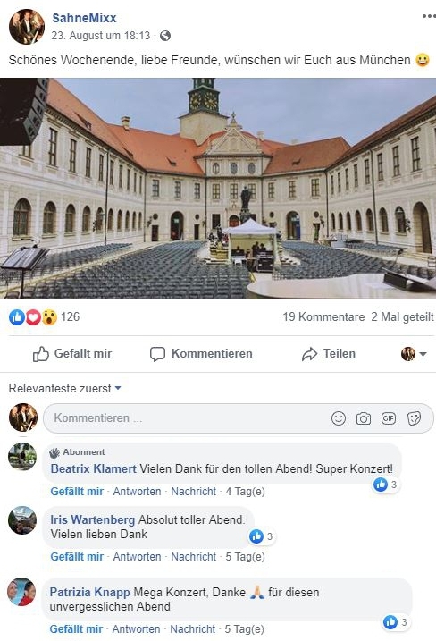 2019-08-23 FB Reaktionen zu München 2