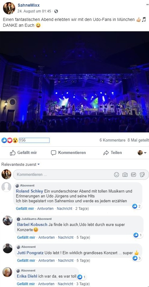 2019-08-23 FB Reaktionen zu München