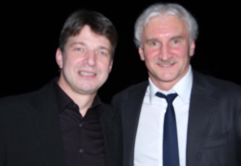 Mit Rudi Völler