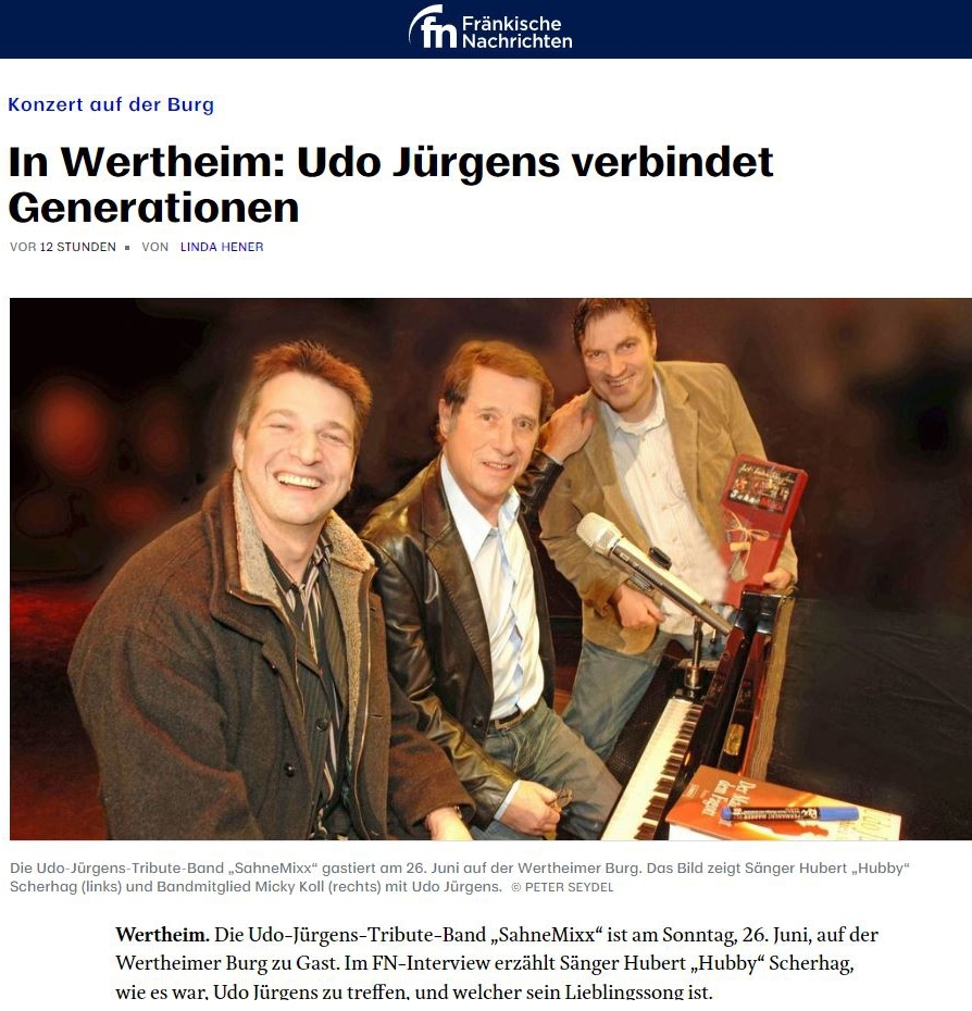 2022-06-14 Fränkische Nachrichten - Headline